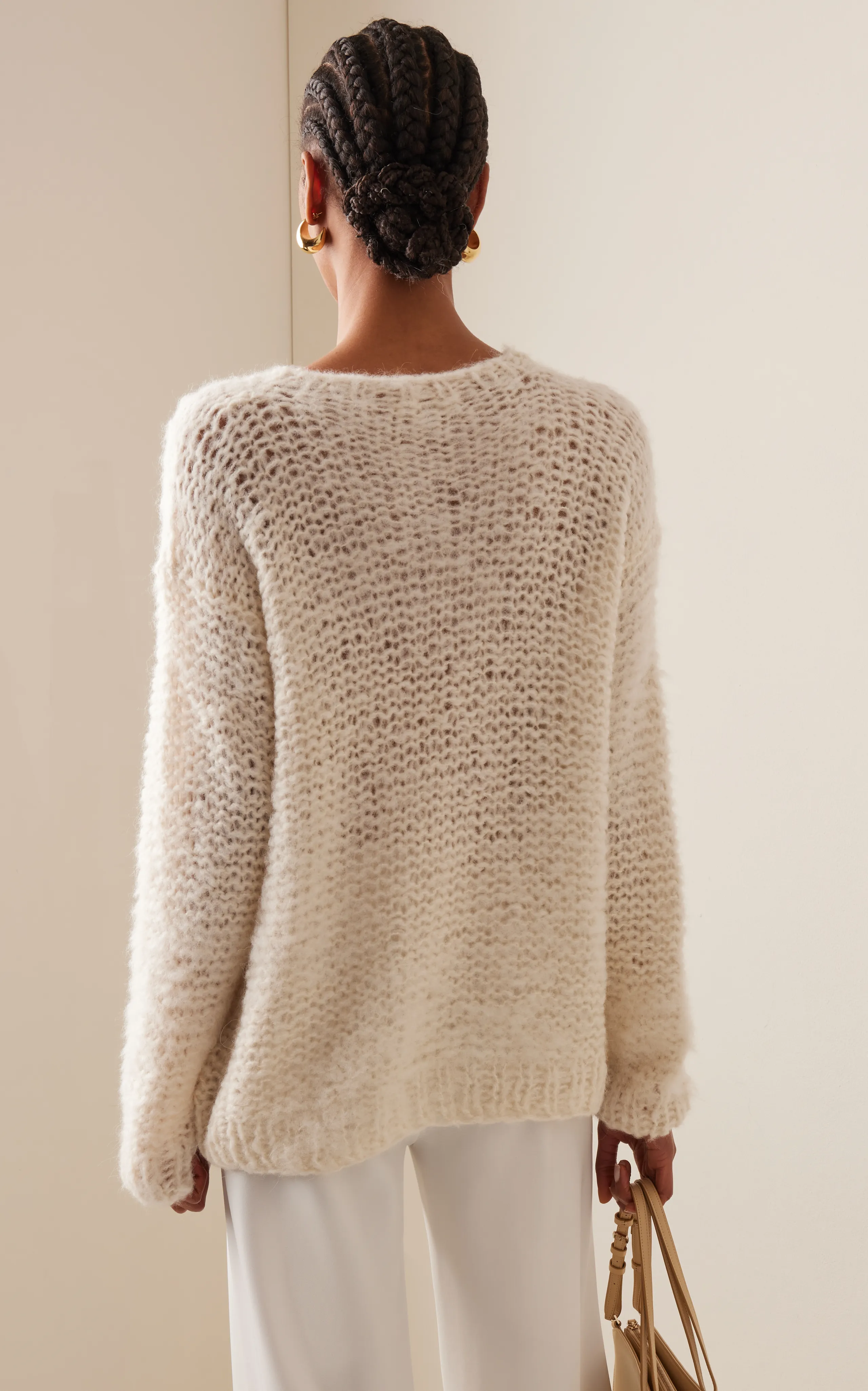 The Row Eryna Hand-Knit Alpaca-Silk Sweater