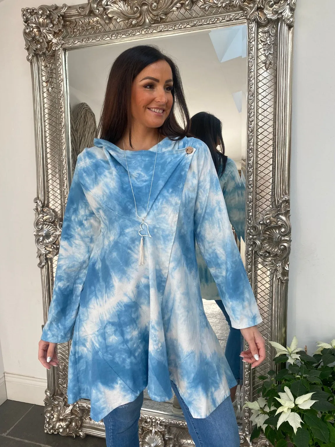 Tie Dye Wrap Top Waverly