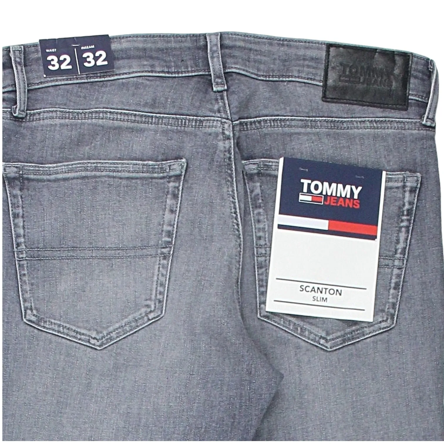 Tommy Faded Black Scanton Slim Jeans