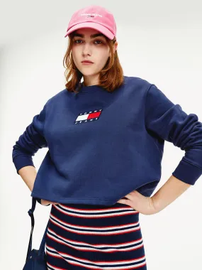 Tommy Flag Crew Tee | Sweatshirts & Hoodies | Tommy Hilfiger