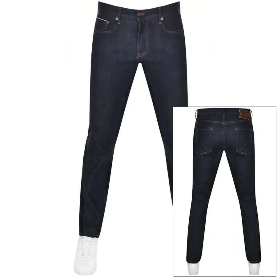 Tommy Hilfiger Denton Straight Fit Jeans Navy