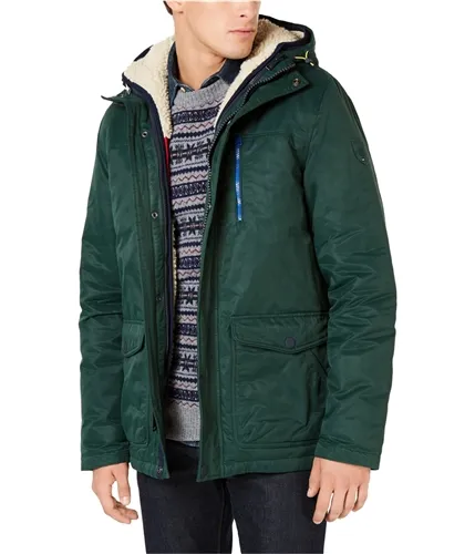 Tommy Hilfiger Mens Hilltop Hooded Coat