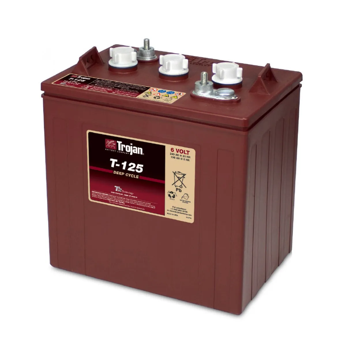 Trojan Batteri T-125, 6V