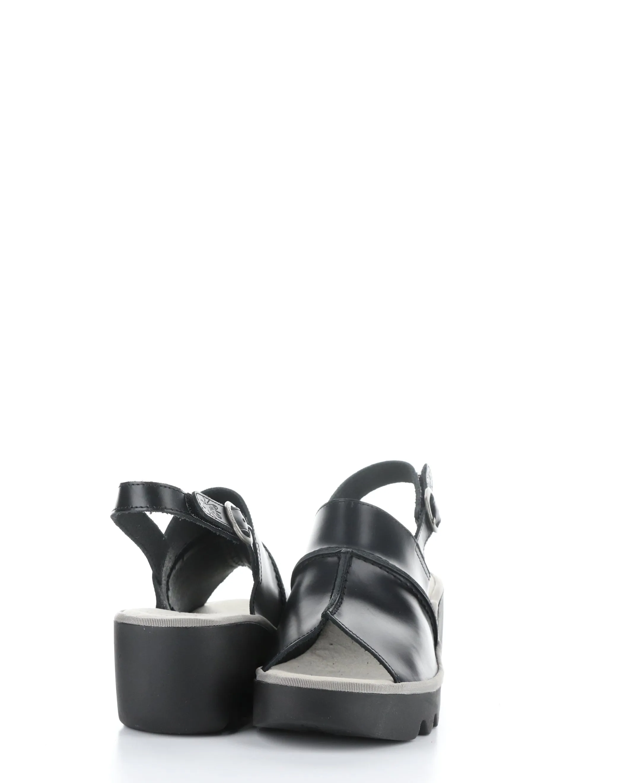 TUPI495FLY 000 BLACK Velcro Sandals