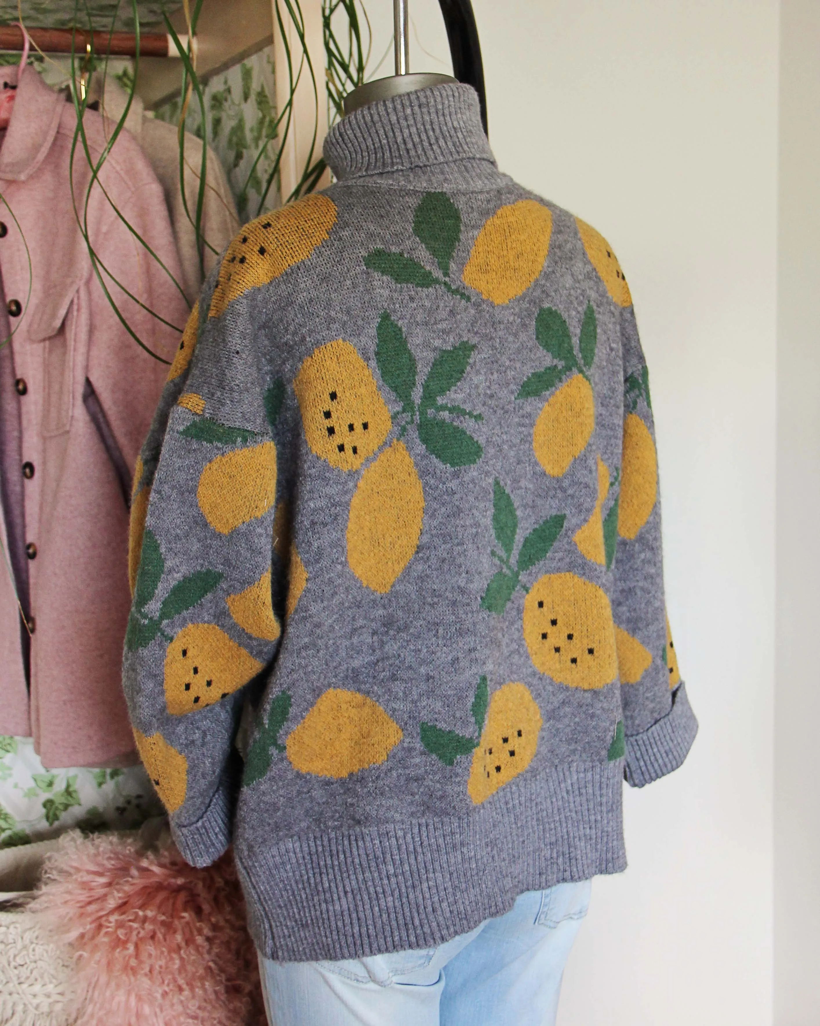 Tutti Fruity Sweater in Lemon