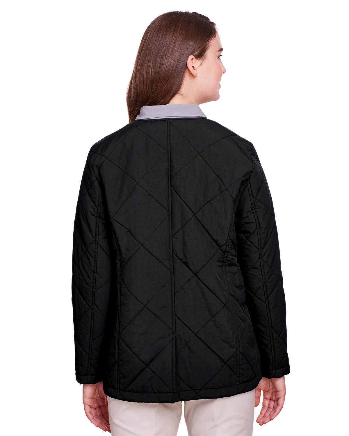 UltraClub Ladies Dawson Quilted Hacking Jacket