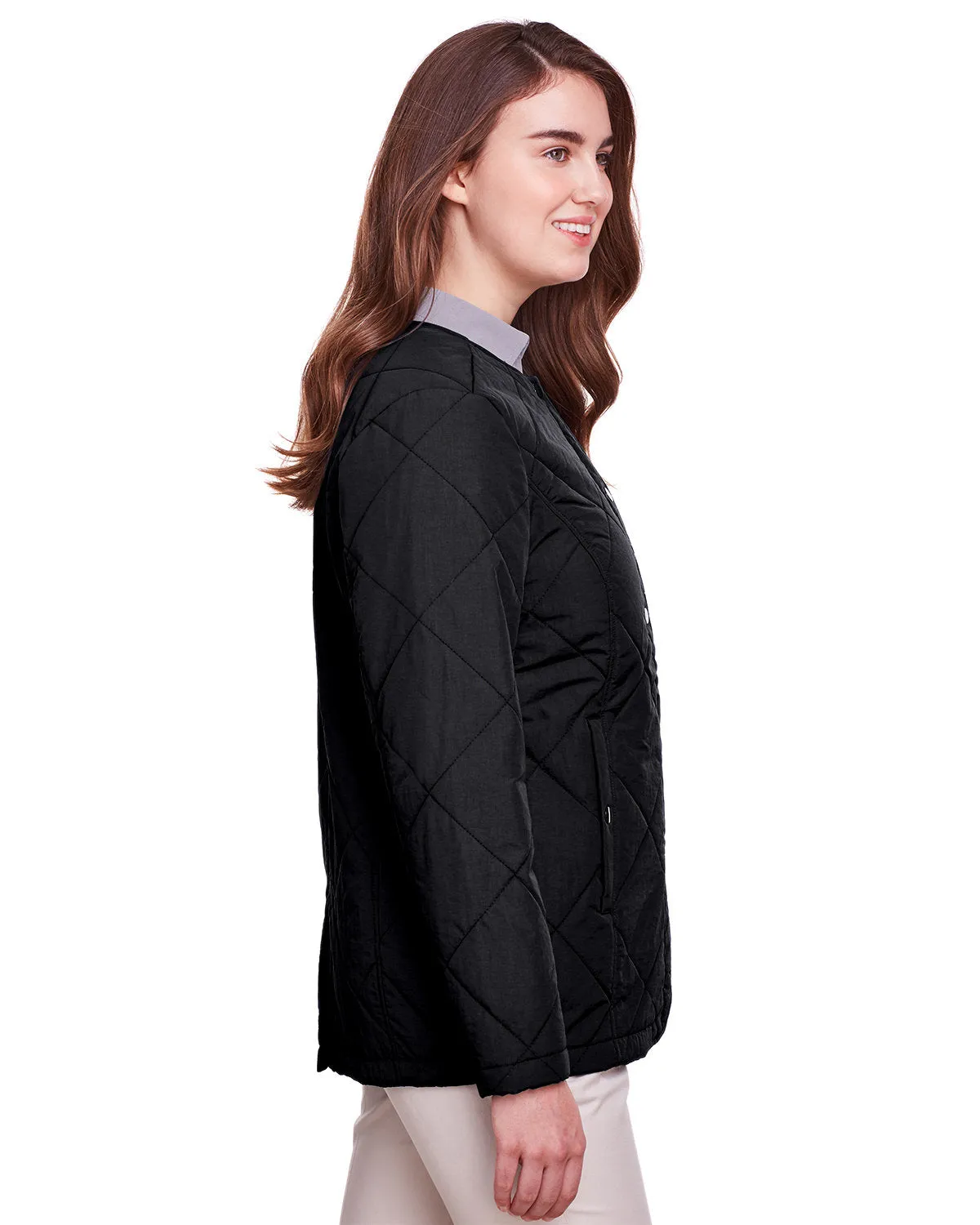 UltraClub Ladies Dawson Quilted Hacking Jacket