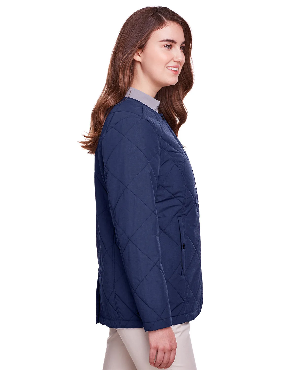 UltraClub Ladies Dawson Quilted Hacking Jacket