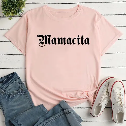 Unisex T-shirt Short Sleeve T-shirts Printing Simple Style Letter