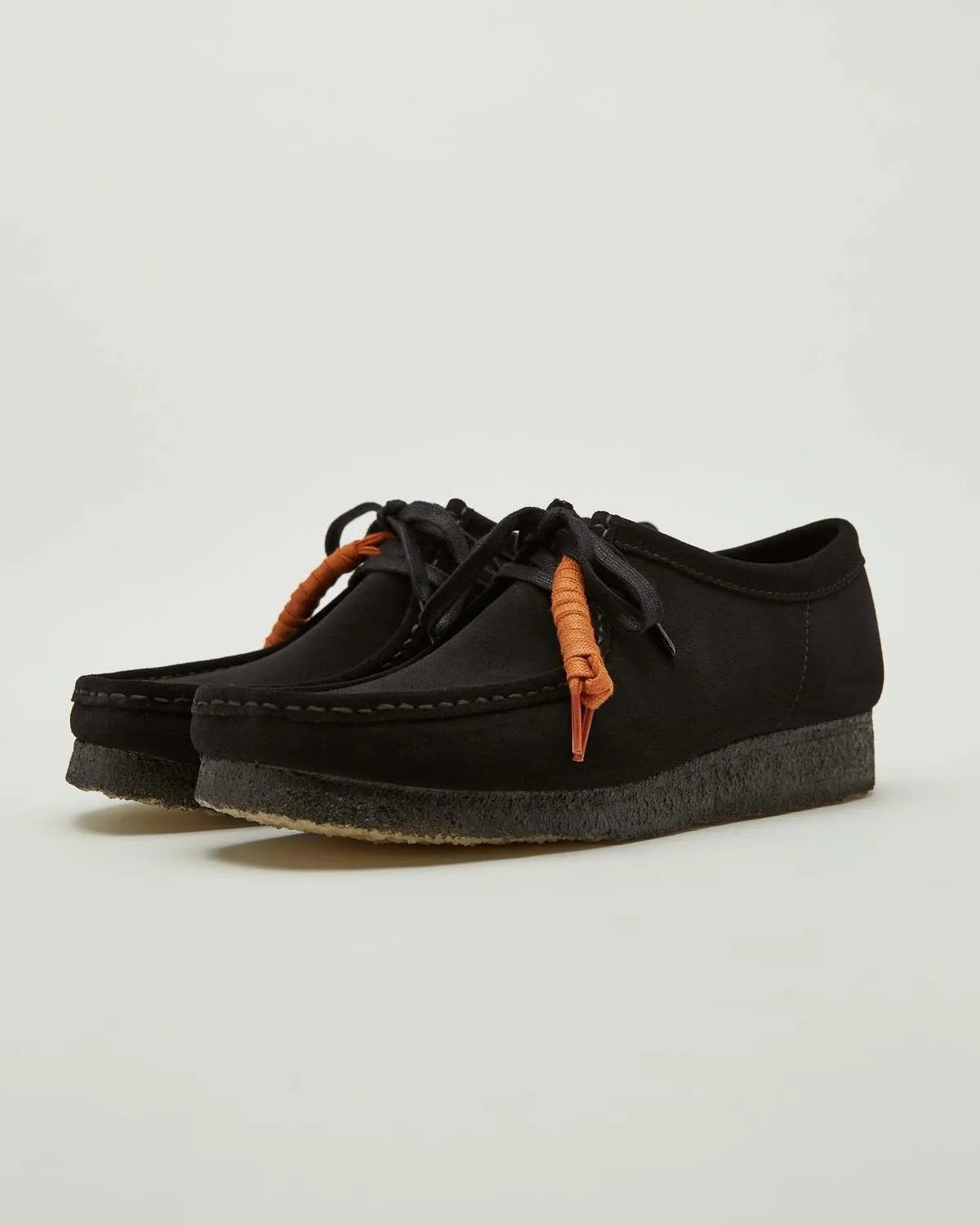 Wallabee Boots - Black Suede