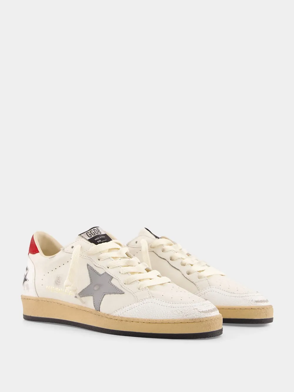 White Ball Star Leather Sneaker