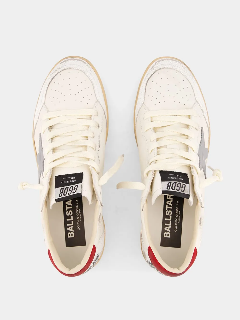 White Ball Star Leather Sneaker