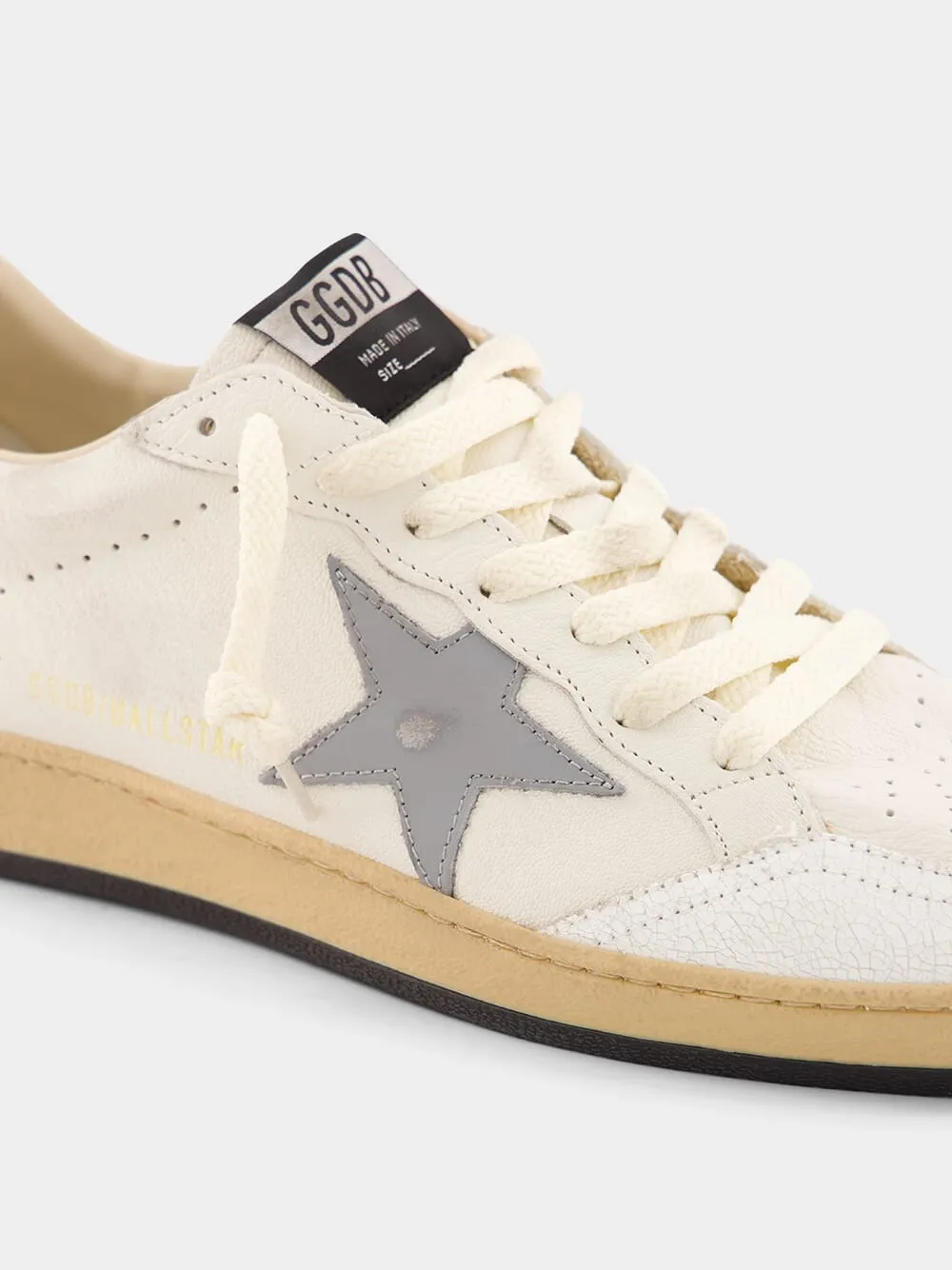 White Ball Star Leather Sneaker