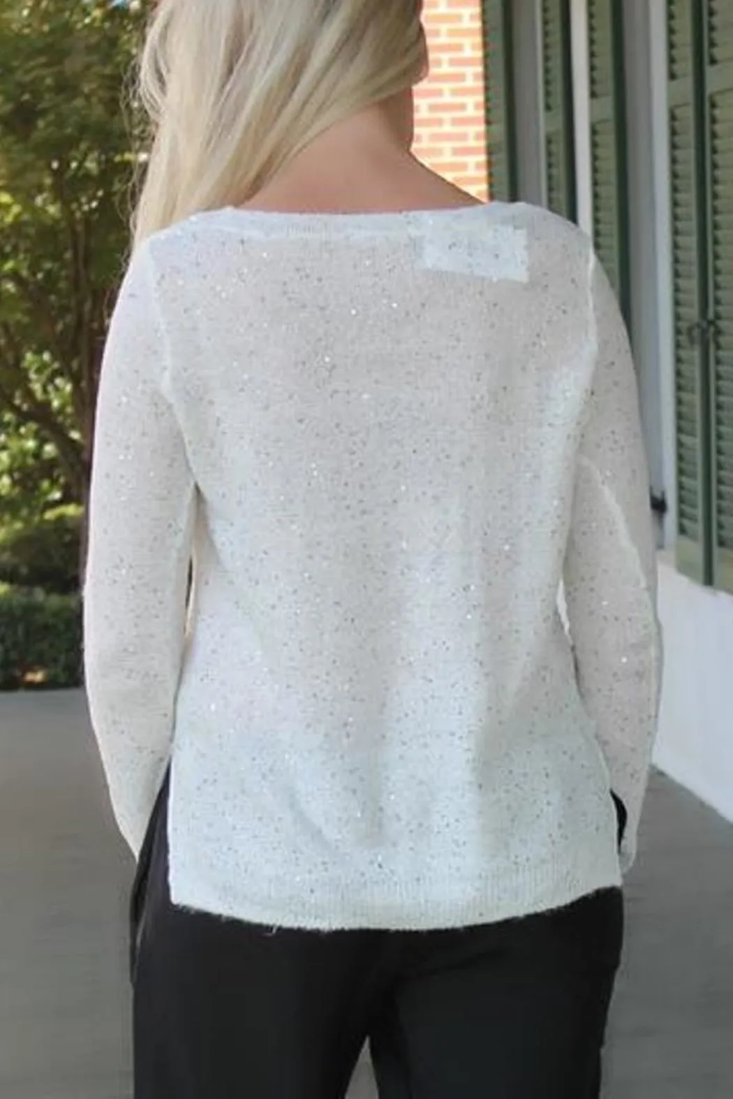 White Cadler Sweater