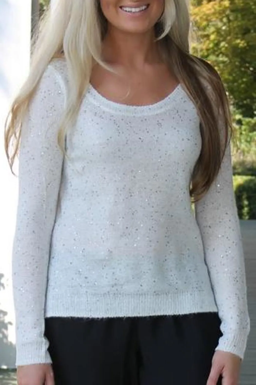 White Cadler Sweater