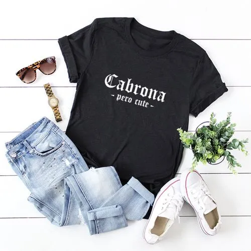 Women's T-shirt Short Sleeve T-shirts Casual Letter