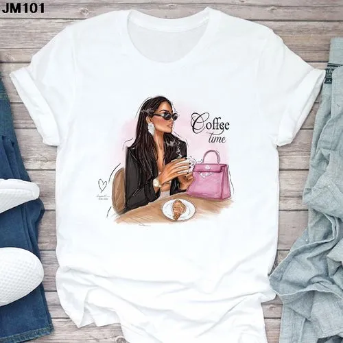 Women's T-shirt Short Sleeve T-shirts Printing Casual Printing