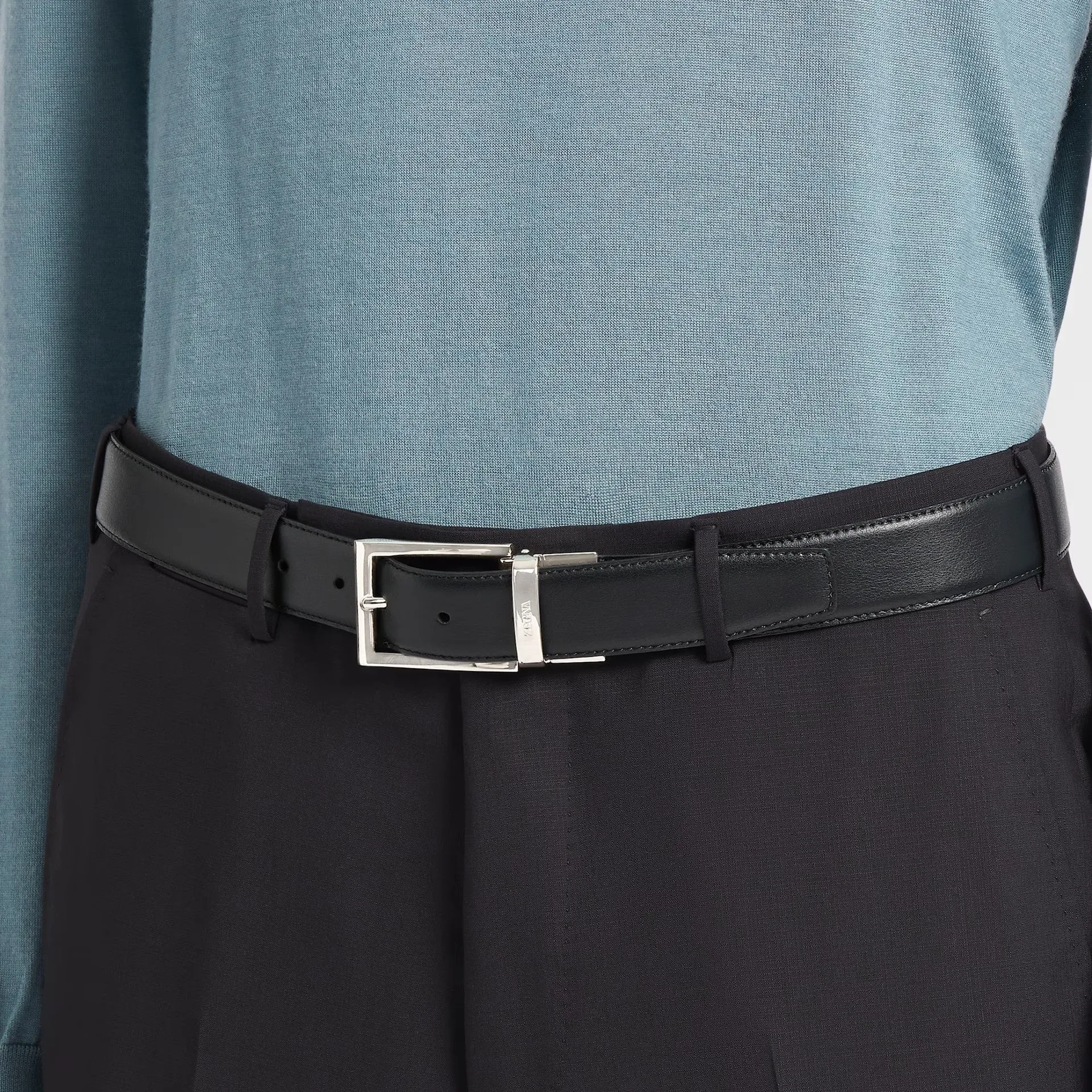 Zegna Reversible Leather Belt